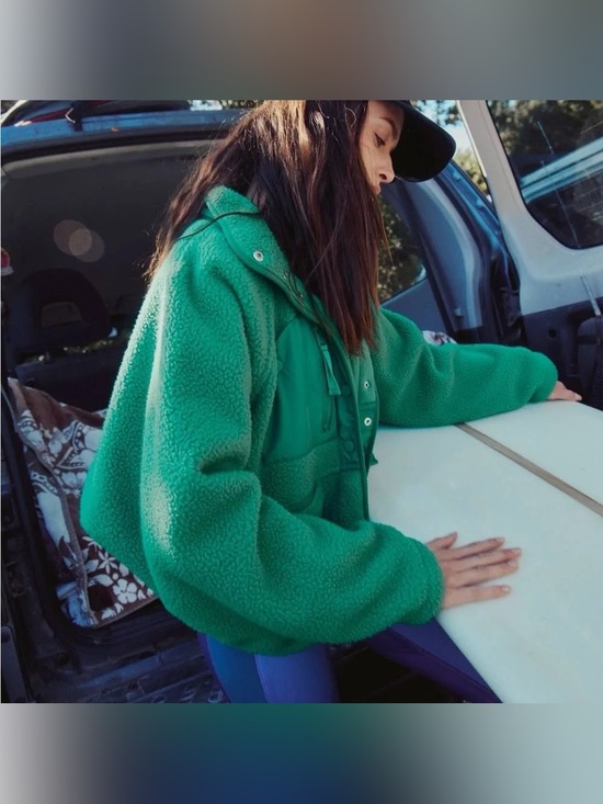 FP Movement by Free People Jackets & Blazers - FP Movement Hit The Slopes Jacket in Green Glow